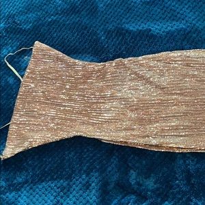 Sequin Mini Dress with side split